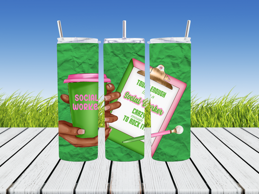Social Work Tumbler