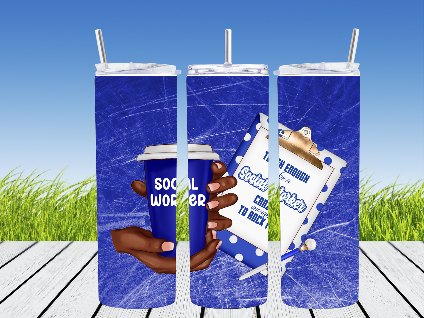 Social Work Tumbler