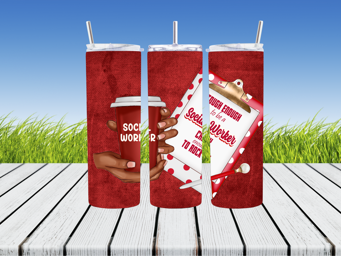 Social Work Tumbler
