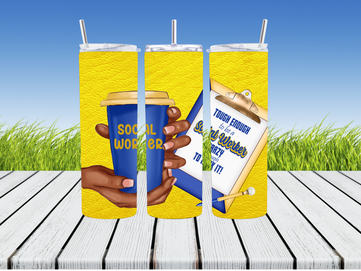 Social Work Tumbler
