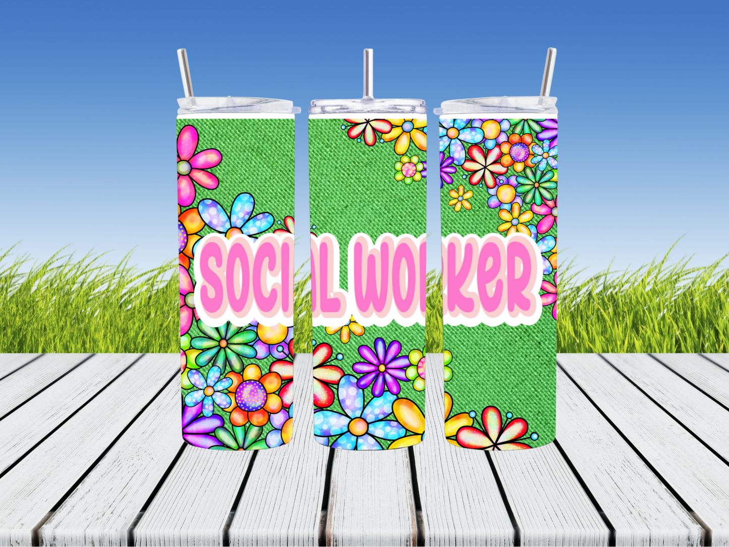 Social Work Tumbler