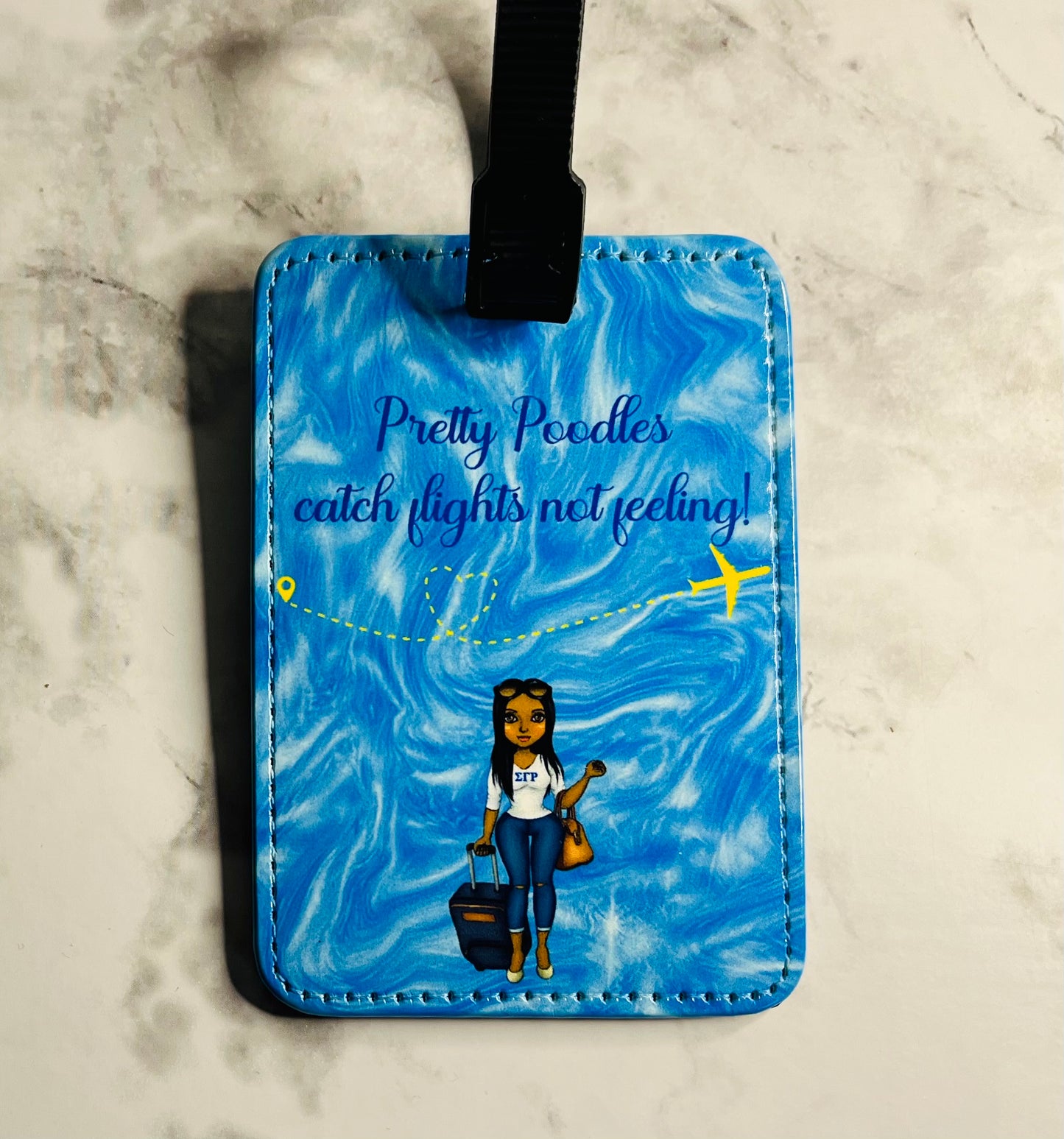 SGRho luggage tag