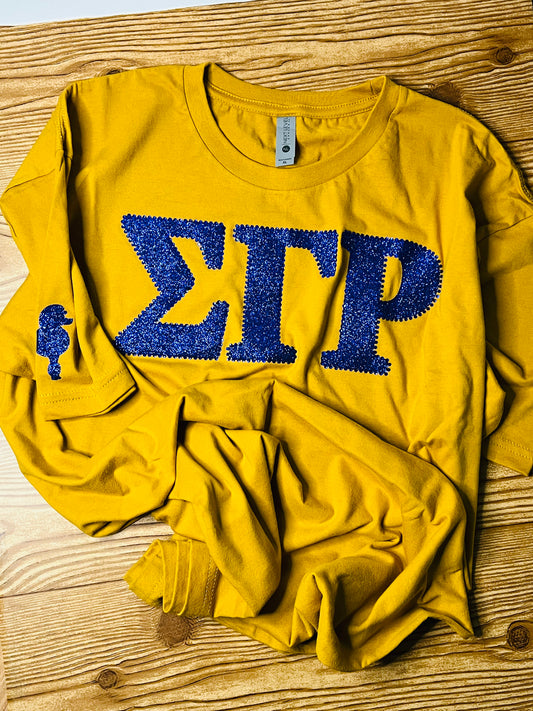 SGRHO rhinestone tees