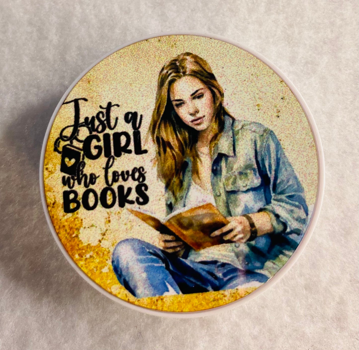 Book themed pop-sockets