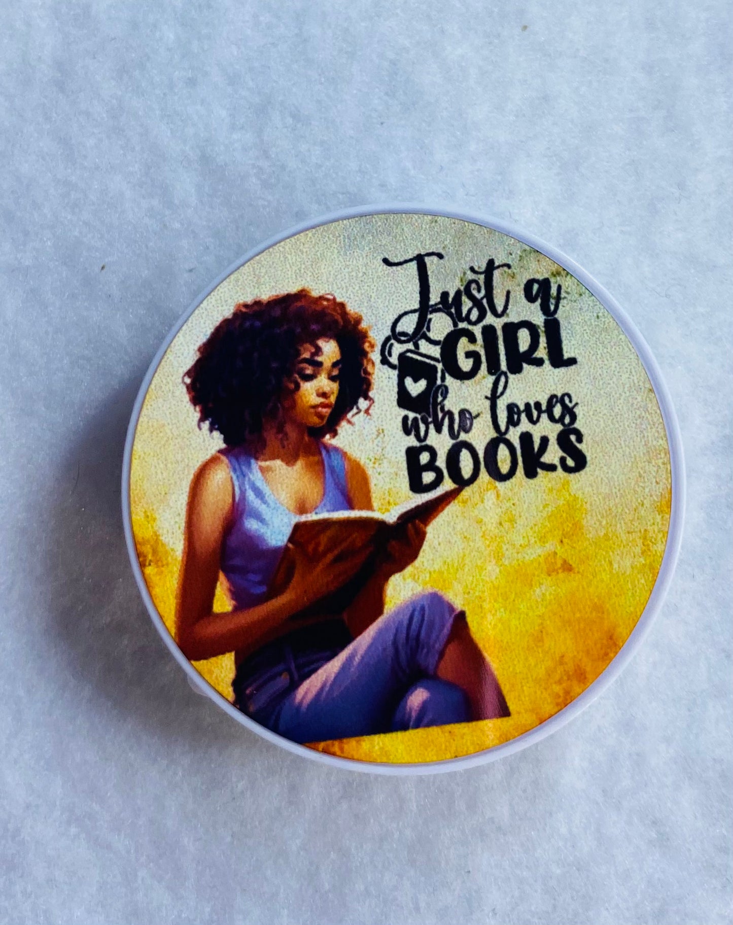 Book themed pop-sockets