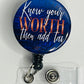 Motivational badge reels