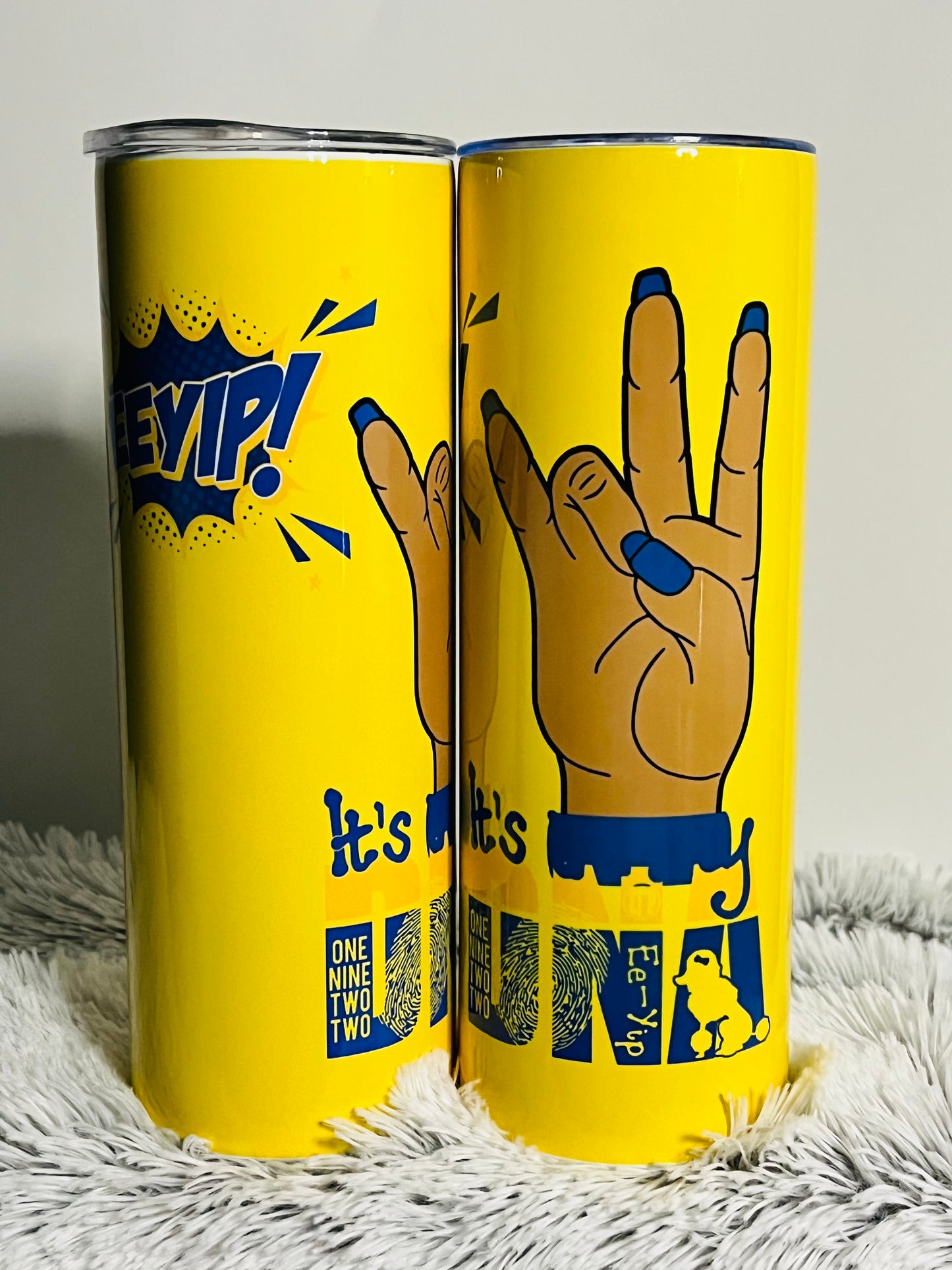 SGRHO hand sign tumbler