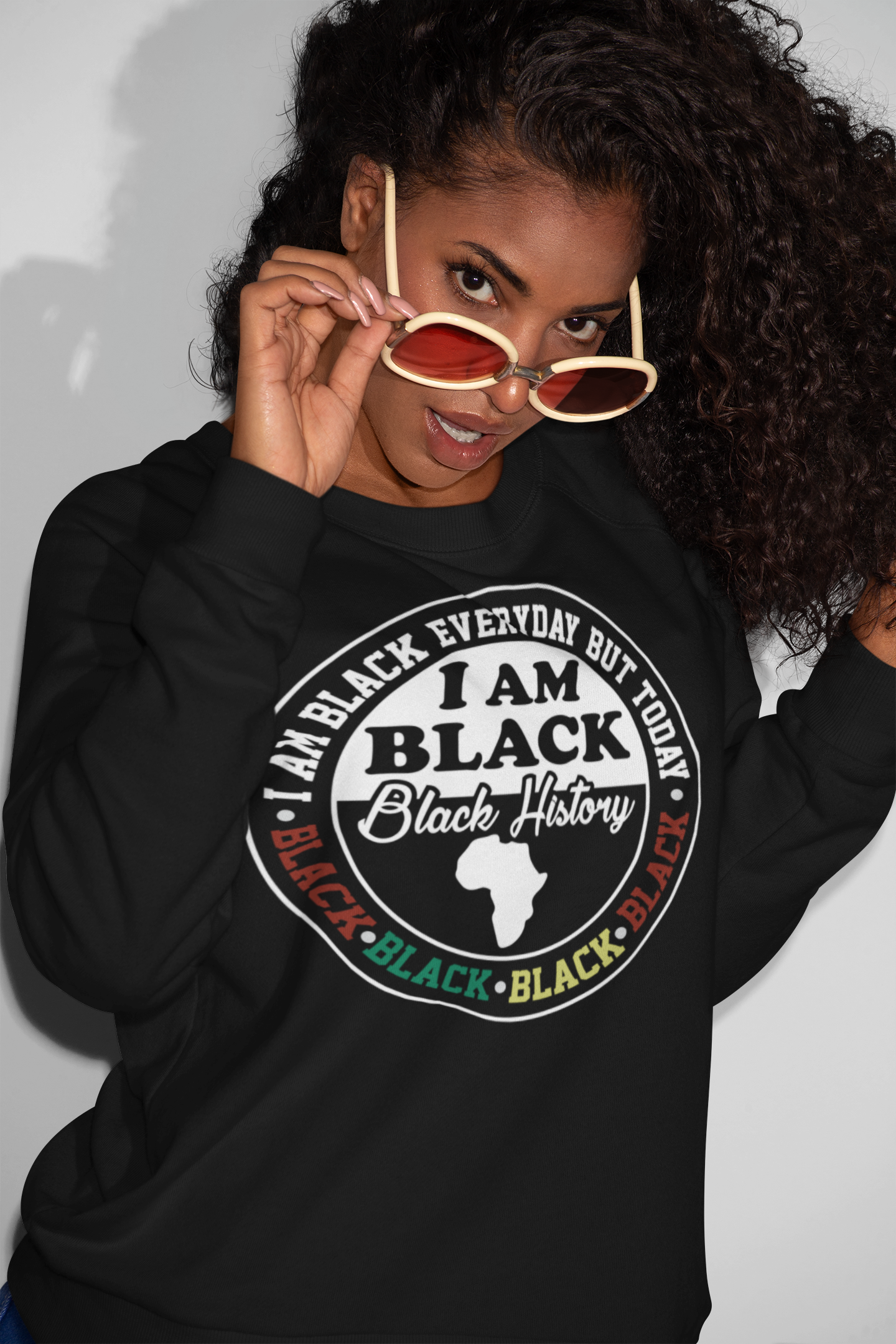 Honoring black history sweatshirt